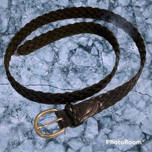 Braided Leather Belt 36”